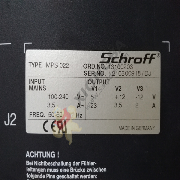 SCHROFF  MPS022 13100-203