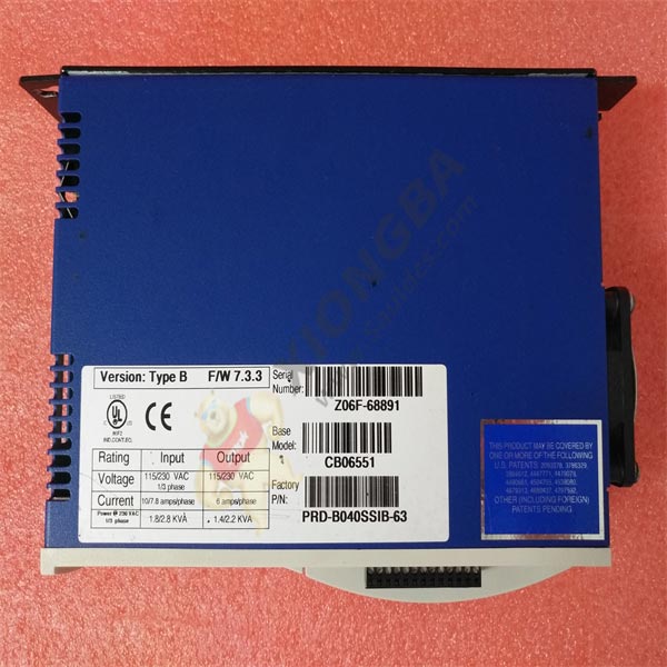 KOLLMORGEN CB06551 PRD-B040SSIB-63 