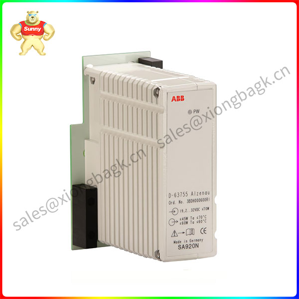 SA920N 3BDH000600R1 S900 I/O system - ABB Xiamen xiongba e-commerce Co ...