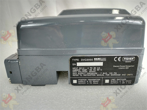 DVC2000 | Fisher | Digital Valve Controller - Other Xiamen xiongba e ...