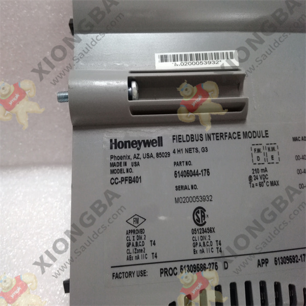 CC-PFB401 51405044-175 HONEYWELL Fieldbus Interface Module - HONEYWELL ...